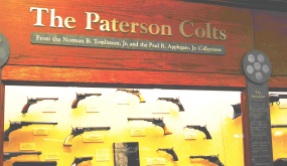Colección donada de los diferentes revolveres Colt Paterson, fabricados en Paterson